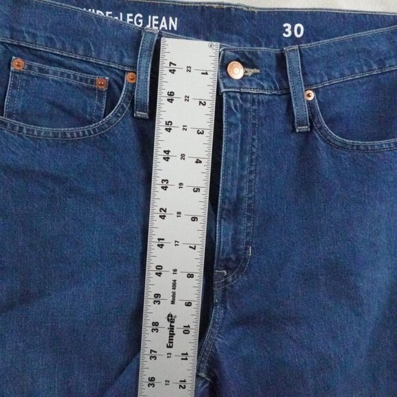 J.Crew High-rise '90s wide-leg jean in Antique Blue wash Womens 30 - Picture 7 of 10